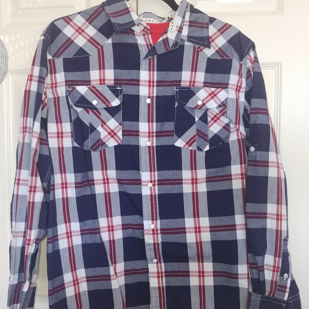 Plaid dress shirt